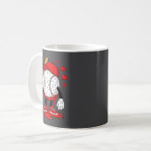 Mug Cute Dripng Baseball Lover Valentines Day Boys Kid (Devant gauche)