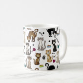 Mug Cute drôle Motif de chats (Devant droit)