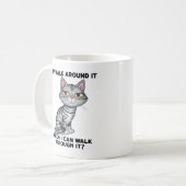 Mug Cute drôle Tabby Kitty Chat (Devant gauche)