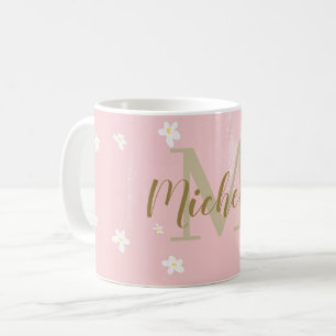 Mug Cute Dusty Rose Doux Maisies Fille Monogramme