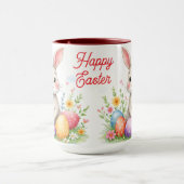 Mug Cute Easter Bunny And Eggs Modern Collection (Centre)