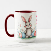 Mug Cute Easter Bunny And Eggs Popular Collection (Gauche)