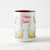 Mug Cute Easter Bunny And Eggs Trendy Collection (Centre)