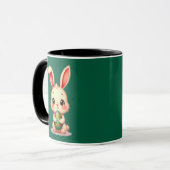 Mug Cute Easter Bunny with Chocolate Egg caneca (Devant gauche)