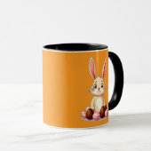 Mug Cute Easter Bunny with Chocolate Eggs caneca (Devant droit)