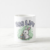 Mug Cute Easter Egg Life Bunny Artwork (Centre)