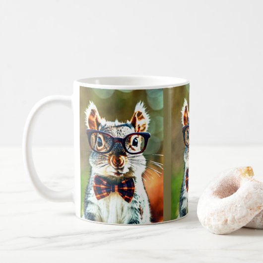 Mug Cute écureuil (Avec donut)