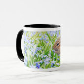 Mug Cute écureuil avec Fleur sauvage - Inspiré par la  (Devant gauche)