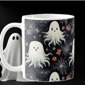 Mug Cute Éffrayant Halloween Fantômes Whimsical Flotta