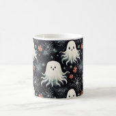 Mug Cute Éffrayant Halloween Fantômes Whimsical Flotta (Centre)