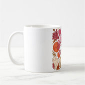 Mug Cute Éffrayant Vibes Coeurs Design Citrouille (Gauche)