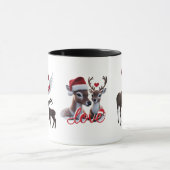 Mug Cute & Elegant Reindeer "Love in Every Little Step (Centre)