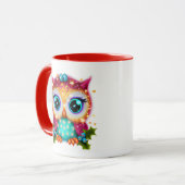Mug Cute et adorable Kawaii Baby Owl (Devant gauche)