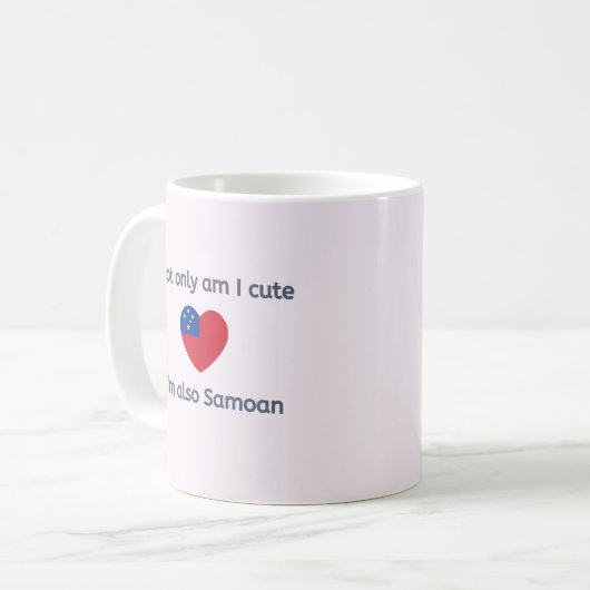 Mug Cute et Samoan (Devant gauche)