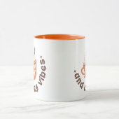 Mug Cute Fall Pumpkin Spice and Cozy vibes  (Centre)