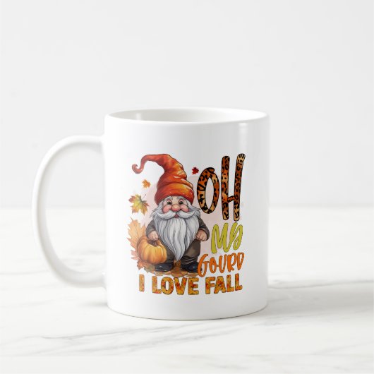 Mug Cute Fall Season lovers gnome (Gauche)