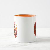 Mug Cute Fall Seasonal owl monogram (Centre)