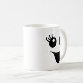 Mug Cute Female Ghost Face Outfit For Halloween Costum (Devant droit)
