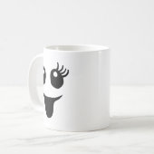 Mug Cute Female Ghost Face Outfit For Halloween Costum (Devant gauche)