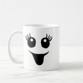 Mug Cute Female Ghost Face Outfit For Halloween Costum (Gauche)