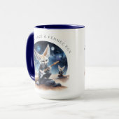 Mug Cute Fennec Renards Rocheuses Guitares Acoustiques (Devant gauche)