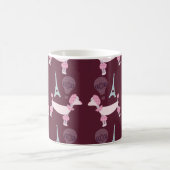 Mug Cute Fifties Paris Poodle Motif (Centre)