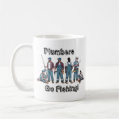 Mug Cute FISHING & Plumbers Blues Personalize (Gauche)