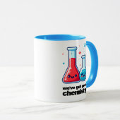 Mug Cute Flask & Tube Nous avons une grande chimie (Devant droit)