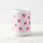 Mug Cute fleur de fraise image muette (Centre)