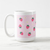 Mug Cute fleur de fraise image muette (Gauche)