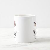 Mug Cute Floral Fox Good Morning Beau matin (Centre)