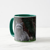 Mug Cute Forest Raccoon Photo Faune (Devant gauche)