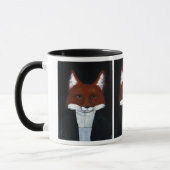 Mug Cute Fox American Gothic parodie sa nature boisée (Gauche)