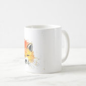 Mug Cute Fox animal aquarelle faune boisée (Devant droit)
