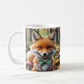 Mug Cute Fox avec arc vert et rose (Gauche)