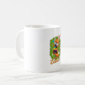 Mug Cute Fox Bunny Ears Happy Easter Fox with Easter E (Devant gauche)