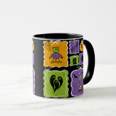 Mug Cute Frankenstein et Zombie Halloween (Devant droit)