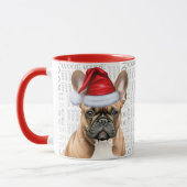 Mug Cute French Bulldog Lover Christmas Holiday (Gauche)