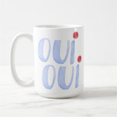 Mug Cute French Oui Oui (Gauche)