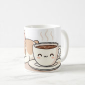 Mug Cute Frenchie in Coffee Cup French Bulldog Design (Devant droit)