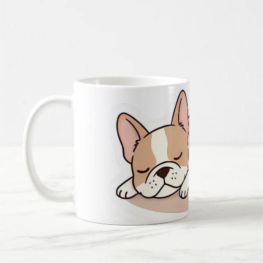 Mug Cute Frenchie in Coffee Cup French Bulldog Design (Gauche)