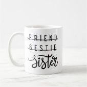 Mug Cute Friend Bestie Sister (Gauche)