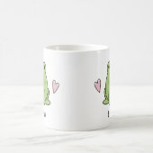 Mug Cute Frog Avec Coeur Pesonalisé (Centre)