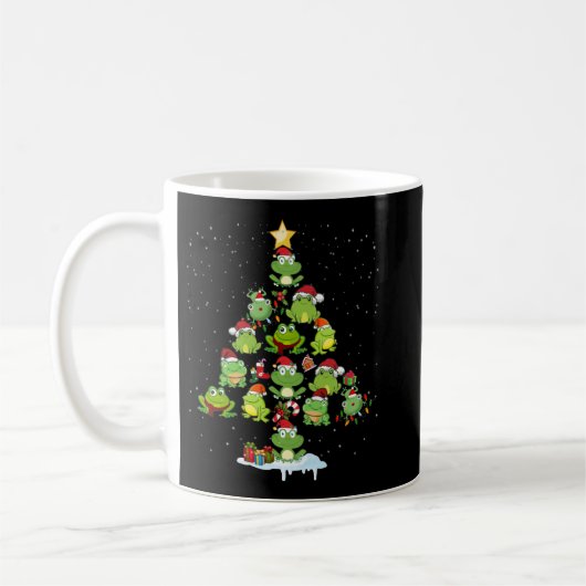 Mug Cute Frog Christmas Tree Gift Decor Xmas Tree (Gauche)
