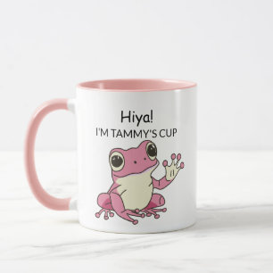 Mug Cute Frog Green et Lime Funny