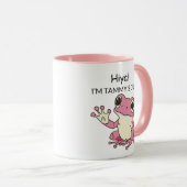 Mug Cute Frog Green et Lime Funny (Devant droit)