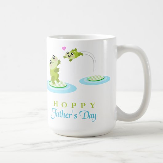 Mug Cute Frog Hoppy Bonne Fête des pères (Droite)