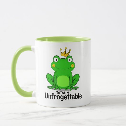 Mug Cute Frog Prince with a Crown (Gauche)