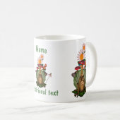 Mug Cute Frog Princesse Sur Le Trône Personnalisé (Devant droit)
