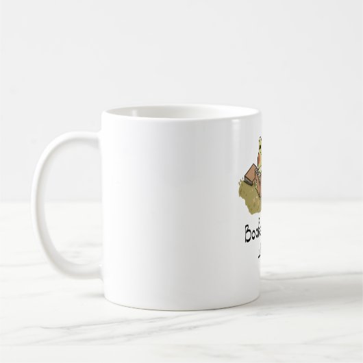 Mug Cute Frog Reading - Books Are My Therapy (Gauche)